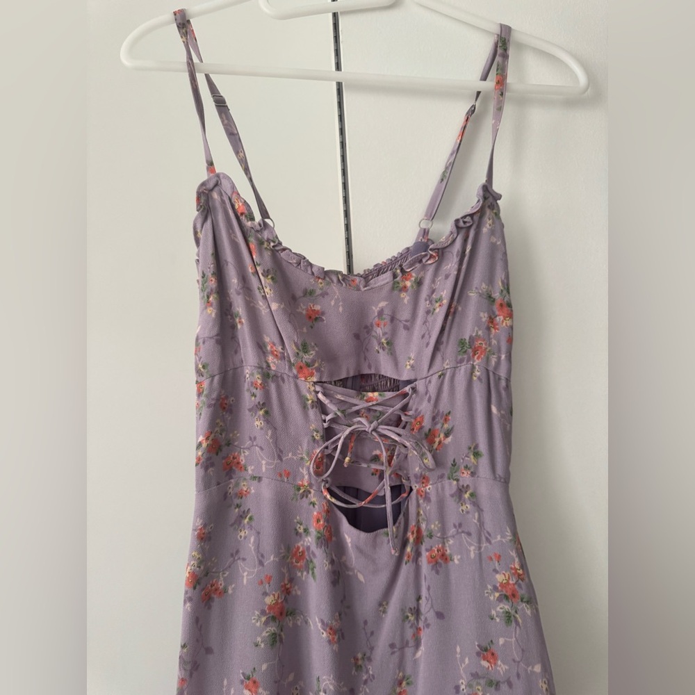 Reformation mini lilac dress size 6 - Picture 5 of 7